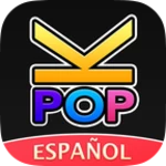 •k-pop• android application logo